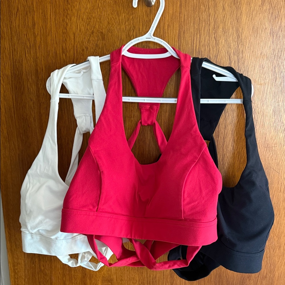 HALARA Sports Bras 3 - Red, White, Black XL